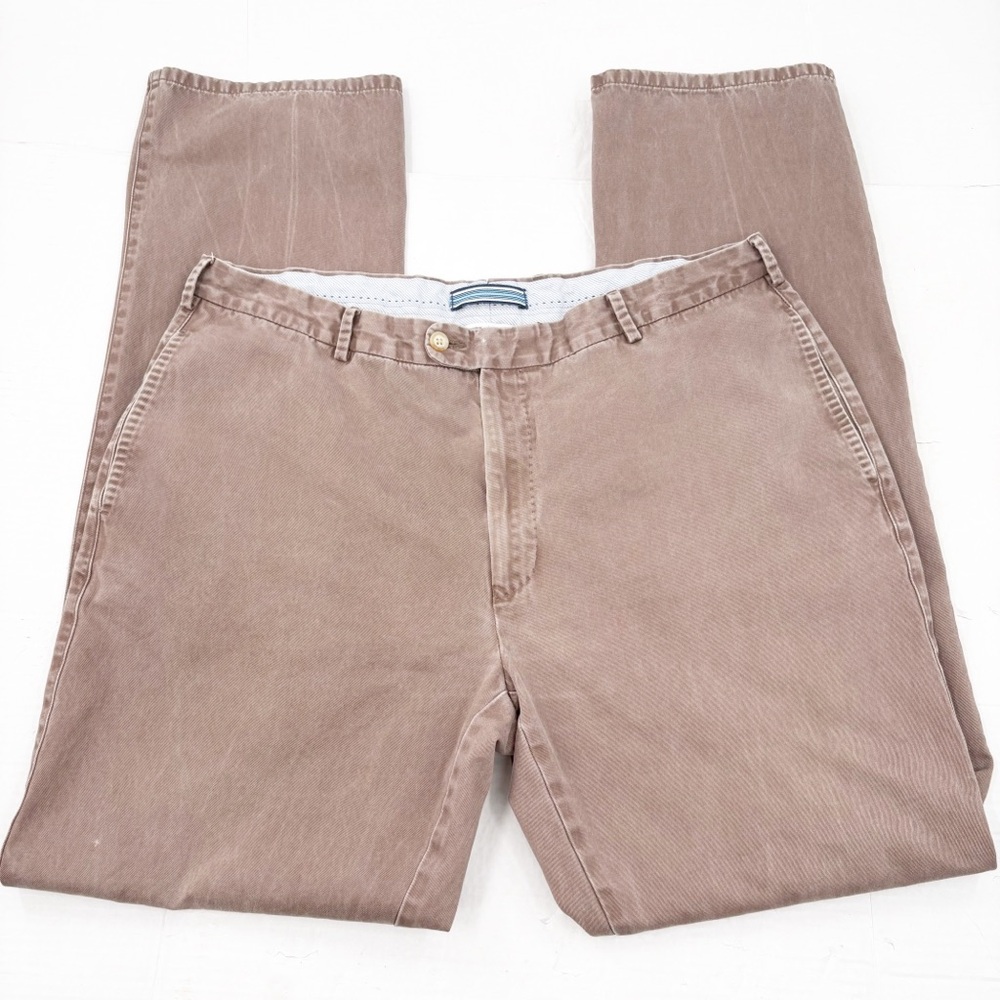 PETER MILLAR I Pants Khaki 100% Pima Cotton Golf Size 38